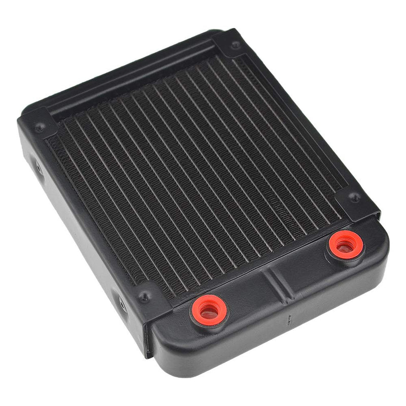  [AUSTRALIA] - BXQINLENX 18 Pipe Aluminum Heat Exchanger Radiator for PC CPU CO2 Laser Water Cool System Computer 120mm(B)