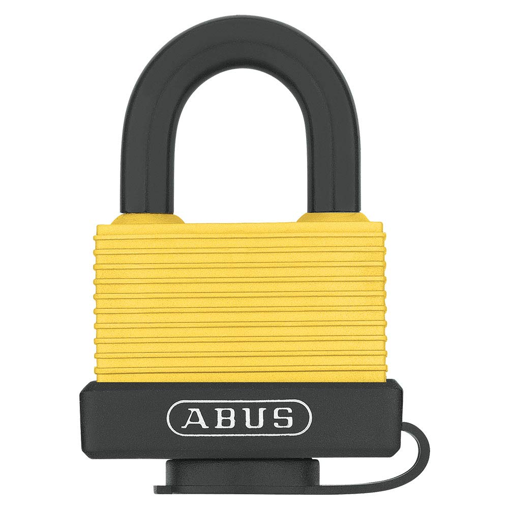  [AUSTRALIA] - ABUS 70/45 C All Weather Solid Brass Padlock, Keyed Different, Yellow