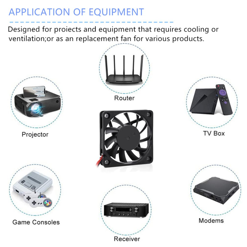  [AUSTRALIA] - Pocaton 5V USB DC Cooling Fan 80mm x 80mm x10mm Computer Case Fan PC Latop CPU Fan Cooler Heatsink