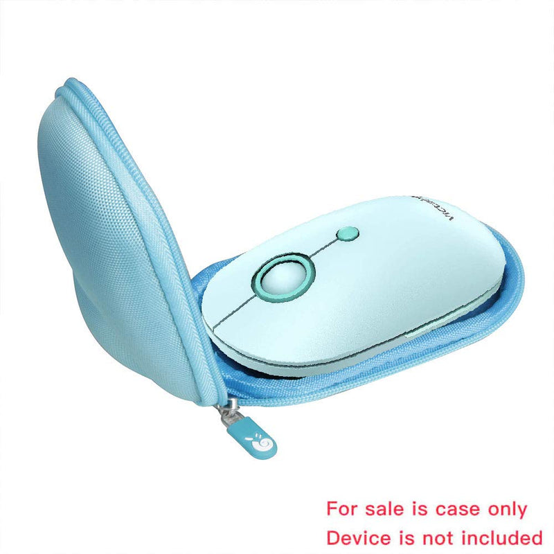 Hermitshell Hard Travel Case for VicTsing Slim Wireless Mouse 2.4G Silent Laptop Mouse (Only Case) (Light Blue) Light Blue - LeoForward Australia