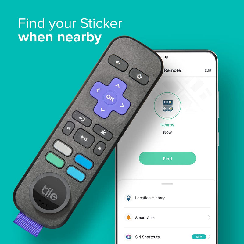  [AUSTRALIA] - Tile Sticker (2022) 2-Pack. Small Bluetooth Tracker, Remote Finder and Item Locator, Pets and More; Up to 250 ft. Range. Water-Resistant. Phone Finder. iOS and Android Compatible. 2 Pack Sticker - 2022 Model