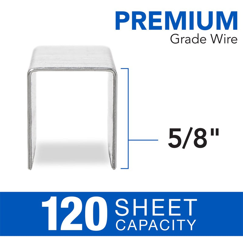  [AUSTRALIA] - Swingline Staples, Heavy Duty, 5/8" Length, 20-120 Sheet Capacity, 100/Strip, 2500/Box, 1 Pack, Light Touch (90009)