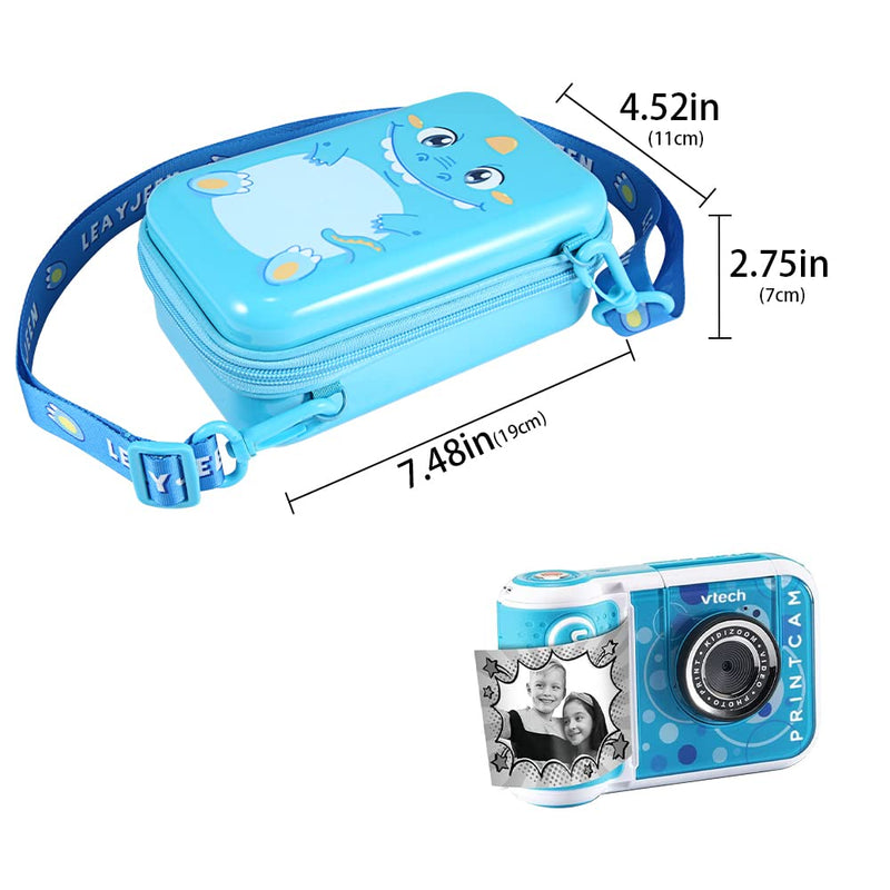  [AUSTRALIA] - Leayjeen Kids Camera Case Compatible with Kidizoom Print Camera, Creator Cam and Printcam Printer Camera Accessories Includes (Case Only) (Blue)