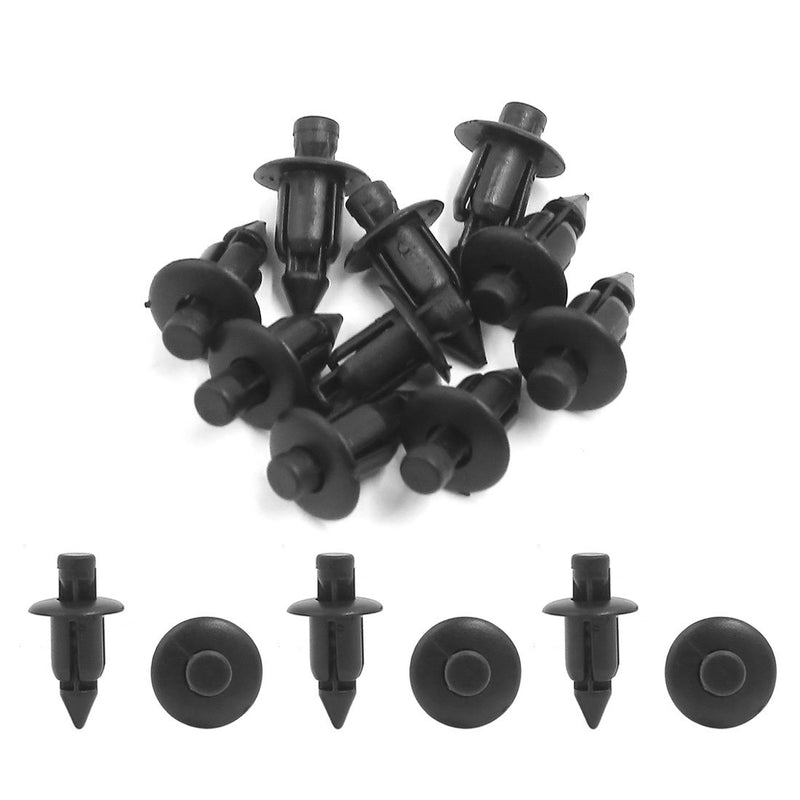 uxcell 10 Pcs 6mm Hole Universal Retainer Fastener Clip Auto Car Bumper Fender Plastic Rivets Push Pin Clips - LeoForward Australia