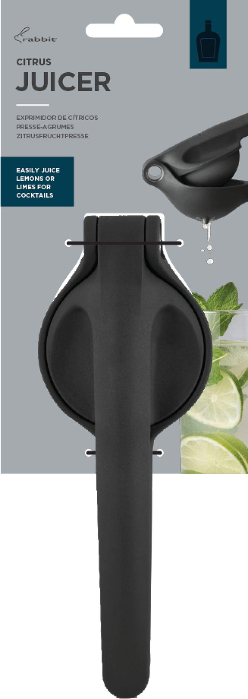  [AUSTRALIA] - Rabbit Manual Cocktail Juicer, Standard, Black