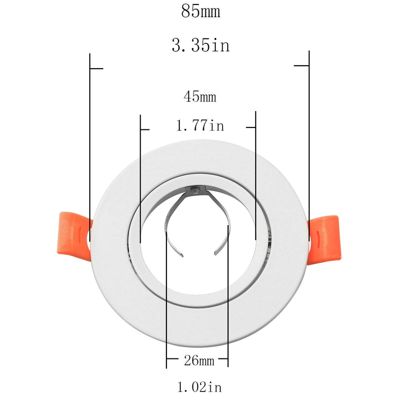  [AUSTRALIA] - Longdex MR16 Recessed Light Mounting Bracket MR16 Recessed Ceiling Spotlights Mounting Frame