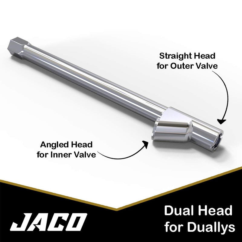  [AUSTRALIA] - JACO Dually Tire Air Chuck with Dual Heads - 1/4" NPT