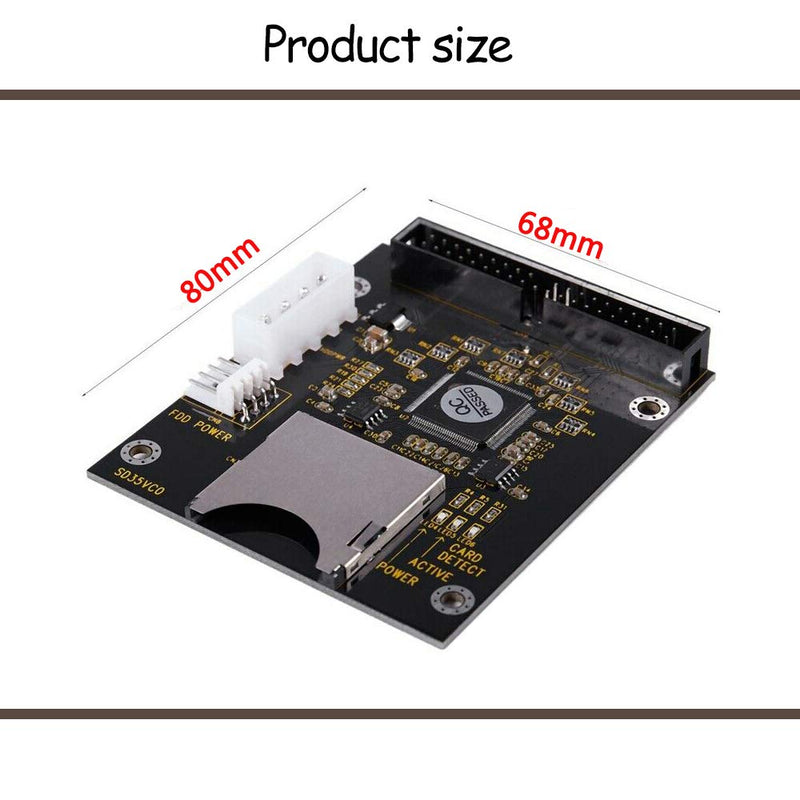 KOOBOOK 1Pcs SD SDHC Card to IDE 3.5" 40Pin Male Adapter Male IDE Hard Disk Drive Adapter - LeoForward Australia