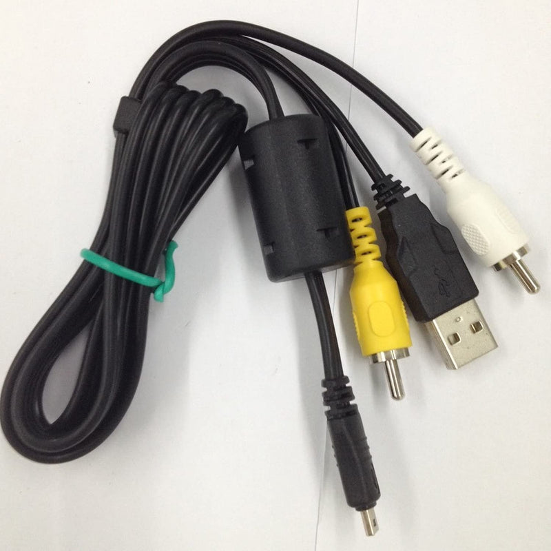  [AUSTRALIA] - Replacement UC-E6 Camera Mini 8Pin USB Data Cable with Video AV RCA Dual Multi-Function Compatible with Digital Camera SLR DSLR D3200 D3300 Coolpix L340 L32 A10 P520 P510 S9200 and More (0.8M)