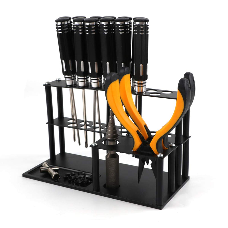  [AUSTRALIA] - Screwdriver Organizers Screwdriver Storage Rack for Hex Cross Screw Driver RC Tools Kit Organizers 18 Holes by FPVERA