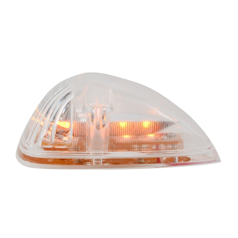  [AUSTRALIA] - Grand General 82261 LED Light (Triangle Cab Marker Amber with Clear Lens) Amber/Clear