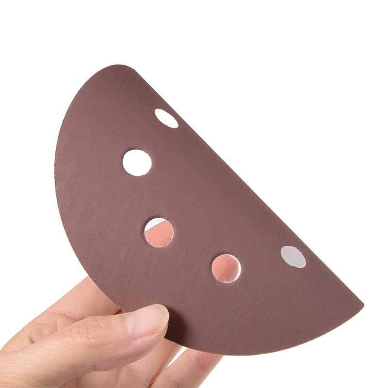  [AUSTRALIA] - uxcell 20Pcs 5 Inch 8 Hole Hook and Loop Sanding Disc 2000 Grit Flocking Sandpaper Random Orbital Sander Paper