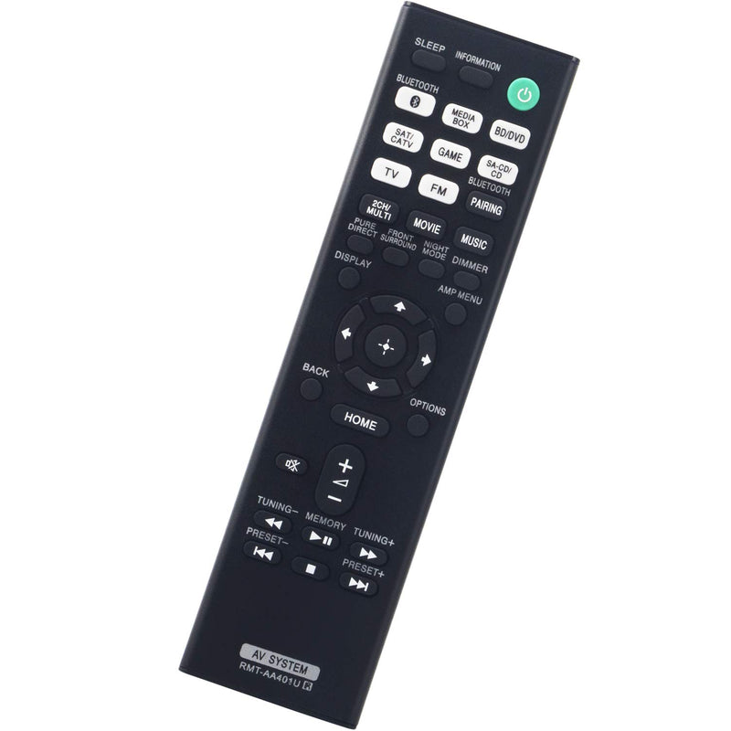 RMT-AA401U Replacement Remote Control Applicable for Sony AV Receiver STR-DH190 STR-DH590 STR-DH790 STRDH190 STRDH590 STRDH790 - LeoForward Australia