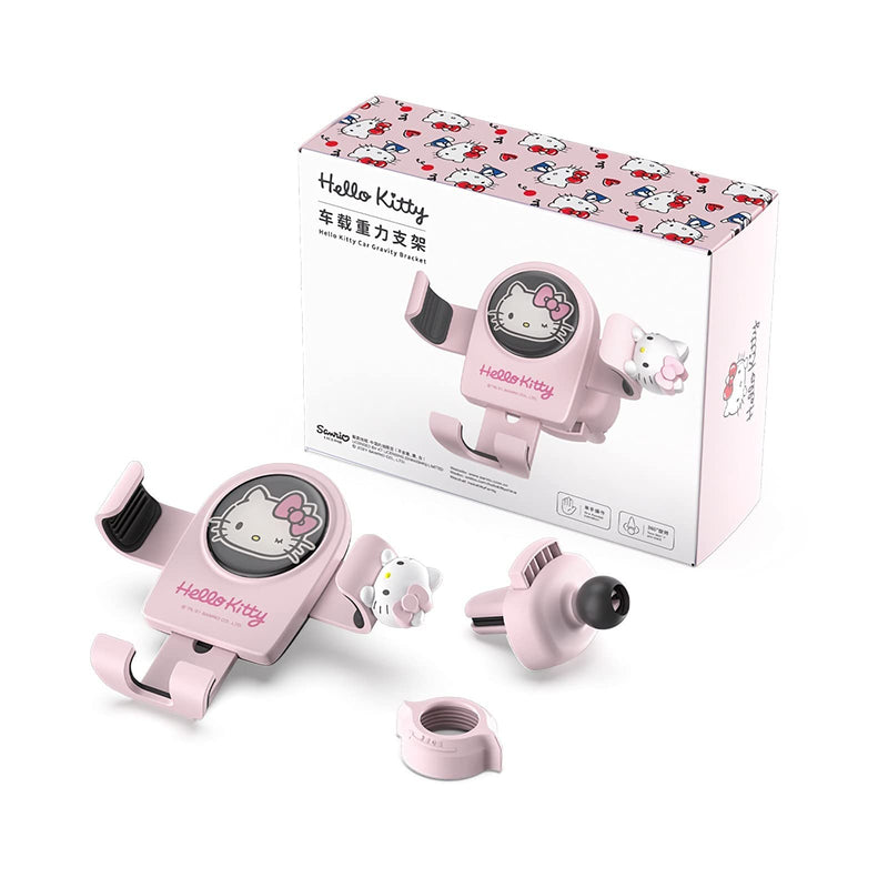  [AUSTRALIA] - Cute Phone Mount for Car, Pink Cat Air Vent Clip Car Phone Holder Mount Fit for All Cell Phone, Pretty Car Accessories for Women and Girls Pink-1