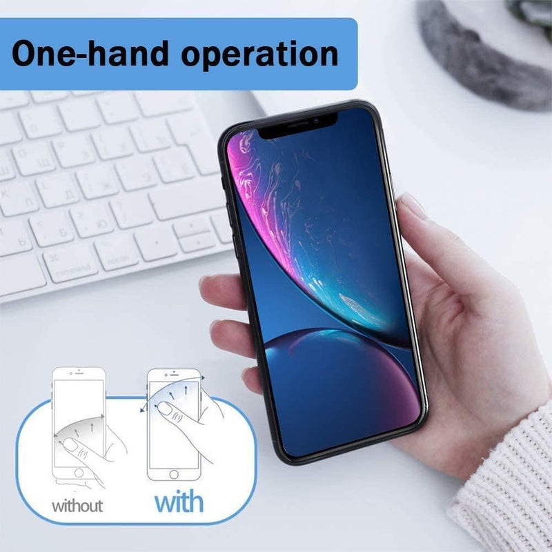  [AUSTRALIA] - Multi-Functional Grip Mobile Phone Stands and Finger Holder (3 Pack) - Blue Nebula Galaxy Glitter Black