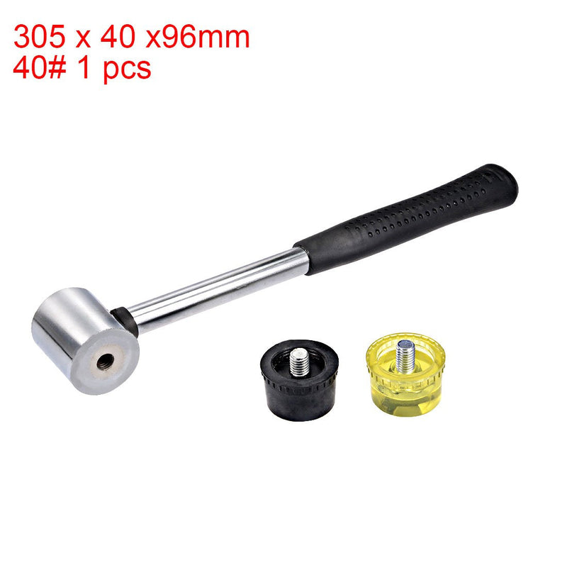  [AUSTRALIA] - uxcell Replaceable Double Face Rubber Nylon Soft Hammer Mallet, 40mm