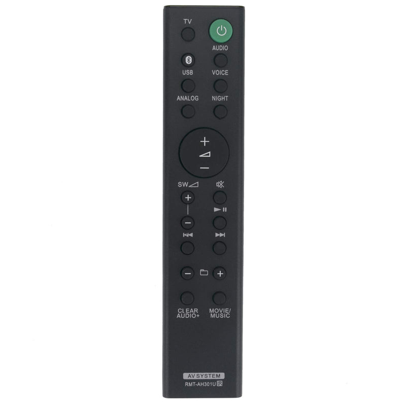 New RMT-AH301U Replace Remote Control fit for Sony Soundbar Sound Bar HT-MT300 HT-MT301 HTMT300 HTMT301 Speaker System RMTAH301U - LeoForward Australia