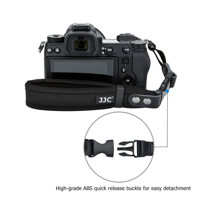  [AUSTRALIA] - JJC DSLR Camera Hand Wrist Strap for Canon T7 T6 T5 T3 T7i T6i T6s SL3 SL2 7D 6D 5D 80D 60D 70D 77D EOS RP Nikon D3500 D3400 D3300 D7500 D7200 D5600 D5500 D5300 ABS Quick Release Buckle for DSLR Camera