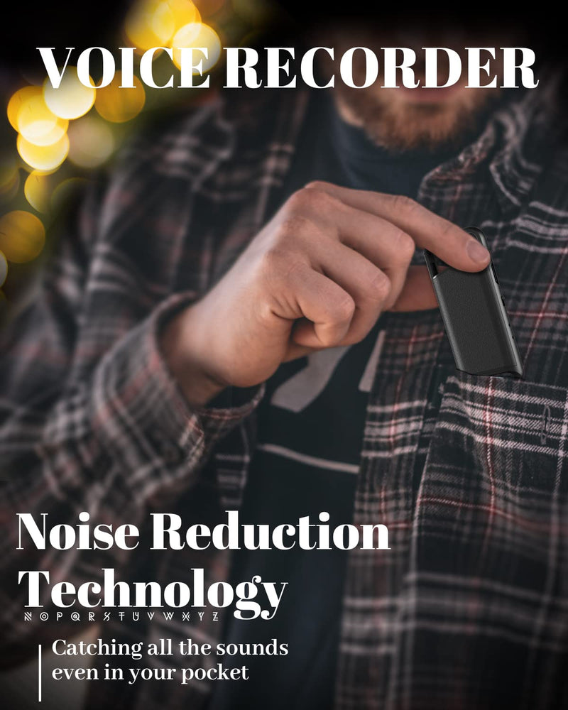  [AUSTRALIA] - 64GB Keychain Voice Recorder with Playback,Voice Activation with 800 Hours Recording Capacity,Adjustable Bit Rate，Mini Recording Device,Triple Noise Reduction,for Lectures, Meetings, Interviews