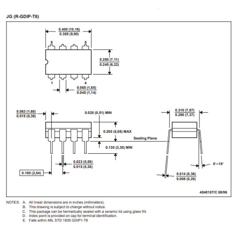 Bridgold 40pcs(20pcsNE555P+20pcs8P IC Block) NE555 Precision Timing Circuits,8-Pin. - LeoForward Australia