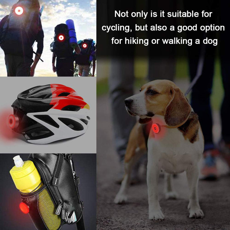 WOTOW Waterproof USB Rechargeable Bike Tail Light, Ultra Bright Bicycle LED Taillight IPX5 Waterproof with 5 Modes Cycling Safety Rear Flashlight Long Runtime Up to 56 Hours for Road Bikes Helmets Black - LeoForward Australia