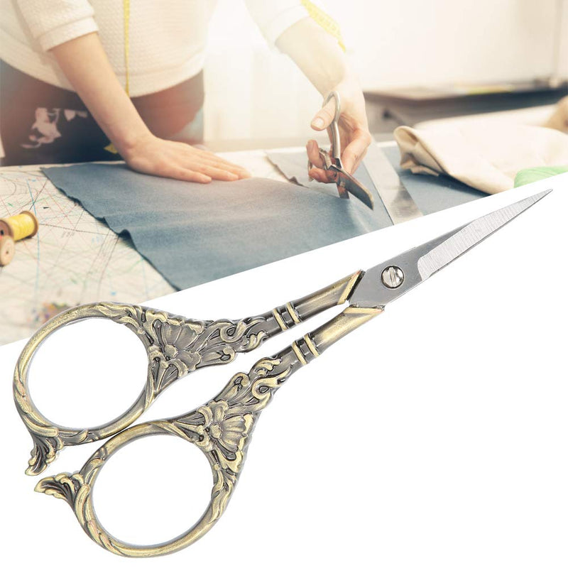  [AUSTRALIA] - GLOGLOW Scissors Premium Tailor Scissors Comfort-Grip Handles, Sturdy Scissors for Office Home School Sewing Fabric Craft Supplies(Bronze)