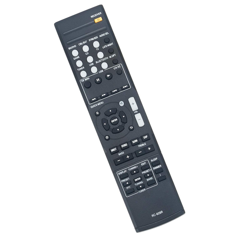 RC-928R Replace Remote Control Applicable for Onkyo AV Receiver TX-SR353 HT-S3800 HT-S3900 HT-R397 HTP-395 TX-SR373 TXSR353 HTS3800 HTS3900 HTR397 HTP395 TXSR373 - LeoForward Australia