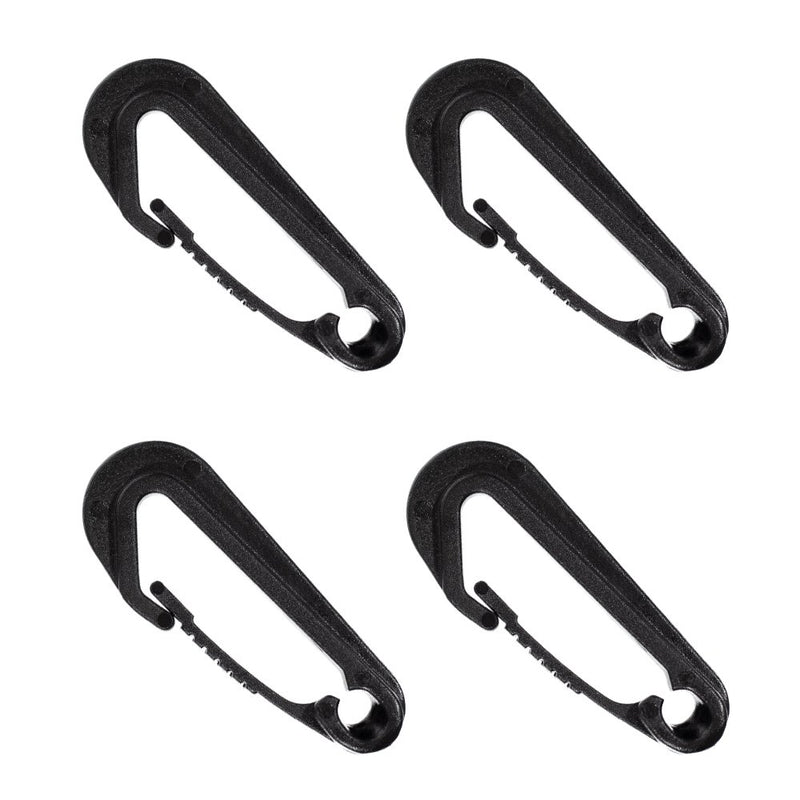  [AUSTRALIA] - Paracord Planet Wingless Bungee Snap Hook | Heavy Duty Hooks | Use with Bungee Cords, Resistance Bands, Webbing | Camping & Outdoors 4 Pack