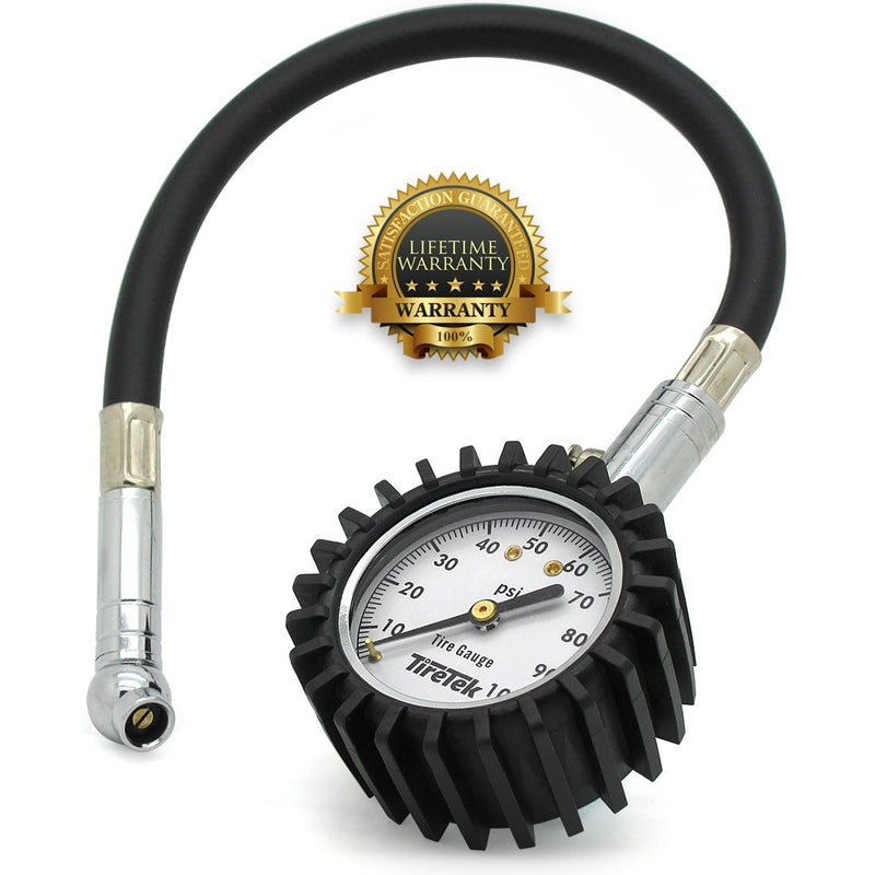TireTek Flexi-Pro Tire Pressure Gauge, Heavy Duty - Best for Car & Motorcycle 0-100 PSI - LeoForward Australia