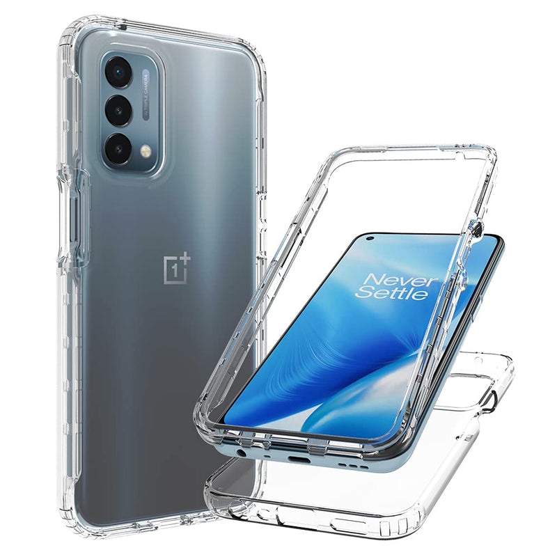  [AUSTRALIA] - Case for Oneplus Nord N200 5G Case Clear Slim Silicone/TPU/PC Full Body Protection Crystal Transparent Gradient Colorful Shockproof Bumper Protective Cover OnePlus Nord N200 5G Phone Case Men & Women3 1