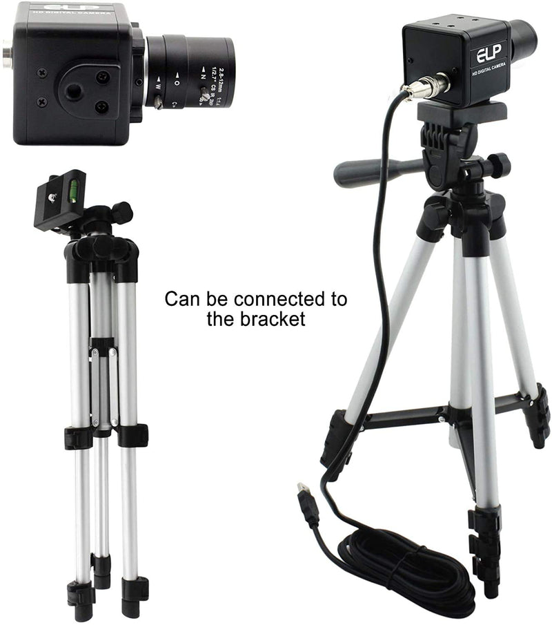  [AUSTRALIA] - 2MP Webcam 2.8-12mm Varifocal Lens Webcamera VGA 100fps USB with Camera for Industrial High Speed 1080P USB Camera,HD Web Camera with CMOS OV2710 Sensor Minicam