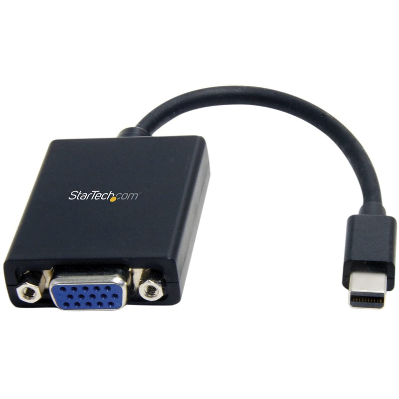  [AUSTRALIA] - StarTech.com Mini DisplayPort to HDMI Adapter - 1080p (MDP2HDMI) & .com Mini DisplayPort to VGA Adapter - Active Mini DP to VGA Converter - 1080p Video - (MDP2VGA) Black Converter + VGA Adapter