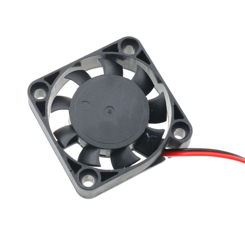  [AUSTRALIA] - E-outstanding 2Pcs DC 12V Mini Cooling Fan 2Pin Brushless Small Exhaust Fan Computer CPU Cooler for 3D Printer Makerbot Accessories, 40x40x10mm 12V