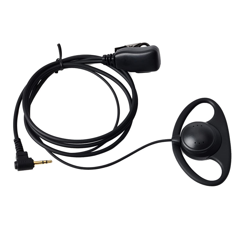 [AUSTRALIA] - UAYESOK 1 pin D Shape 2 Way Radio Earpiece for Motorola Talkabout Walkie Talkie T200 T200TP T260 T402 T460 T465 T600 T800 T6500 MC220R MR350R MS350R MJ270R(6 Pack)