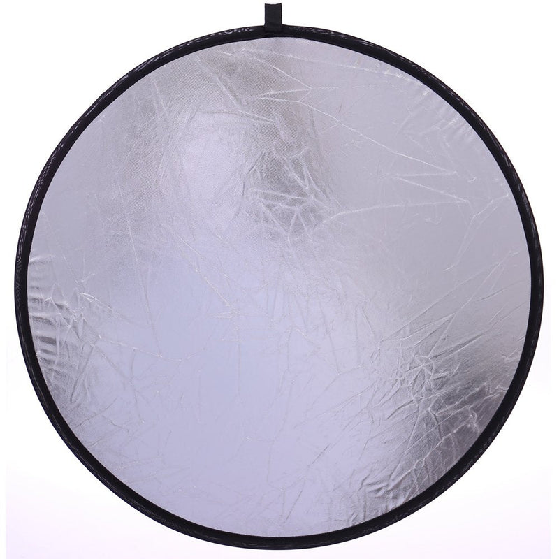  [AUSTRALIA] - 43"/110cm 5-in-1 Light Reflector for Photography Collapsible Multi-Disc Round with Bag - Translucent, Gold, Silver, Black and White 43inch 5in1