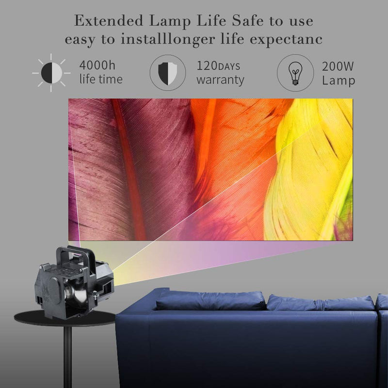  [AUSTRALIA] - Huaute ELPLP49 Projector Lamp for Epson V13H010L49 PowerLite 9700UB 6500UB 8100 8345 8350 7100 9100 9350