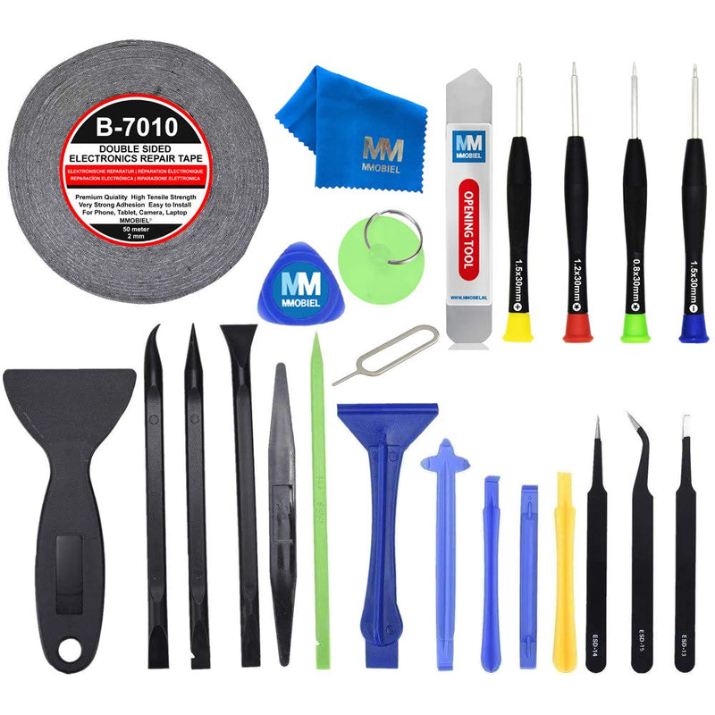  [AUSTRALIA] - MMOBIEL 24 in 1 Professional Repair Toolkit Screwdriver Set incl 2mm Adhesive Tape for various Smartphones and Tablets