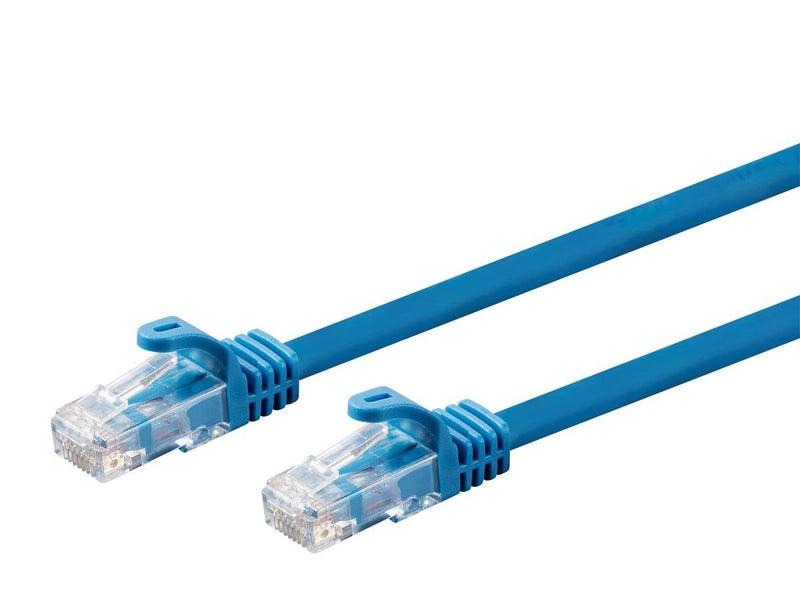  [AUSTRALIA] - Monoprice Cat6 Ethernet Patch Cable - 35 feet - Blue | Snagless, RJ45, 550Mhz, UTP, CMP, Plenum, Pure Bare Copper Wire, 23AWG - Entegrade Series 35ft