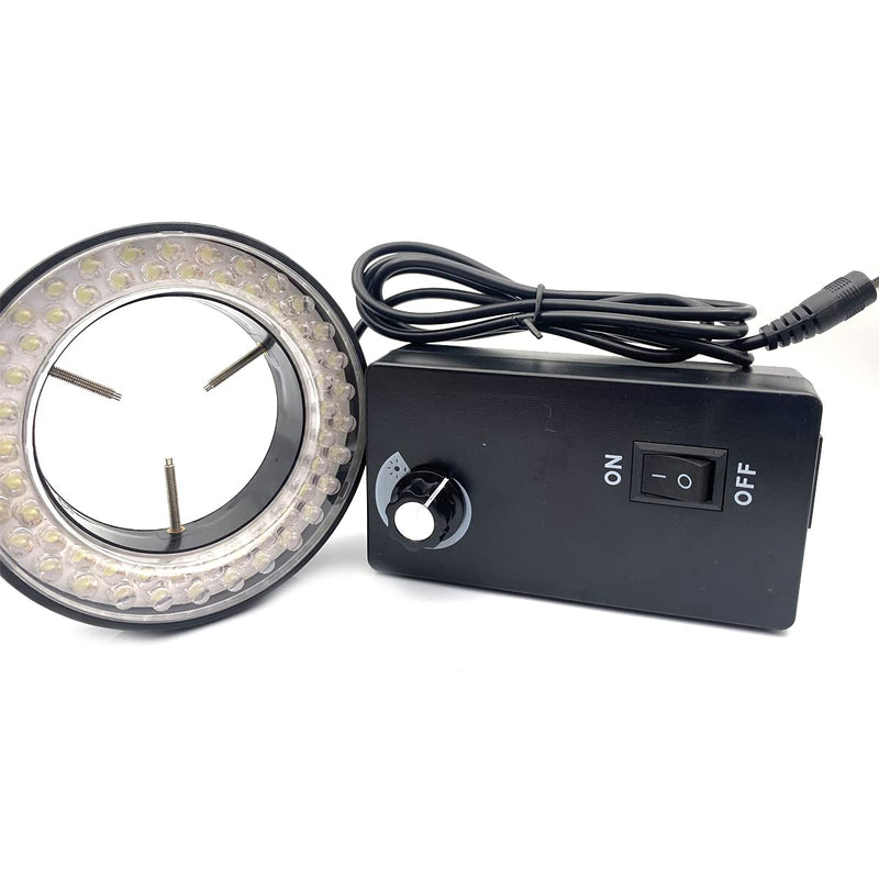  [AUSTRALIA] - Kiro&Seeu 60-LED Adjustable Ring Light Illuminator Lamp for Stereo Zoom Microscope