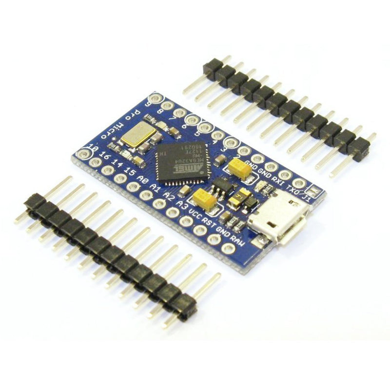  [AUSTRALIA] - HiLetgo 3pcs Pro Micro Atmega32U4 5V 16MHz Bootloadered IDE Micro USB Pro Micro Development Board Microcontroller Compatible to Arduino Pro Micro Serial Connection with Pin Header