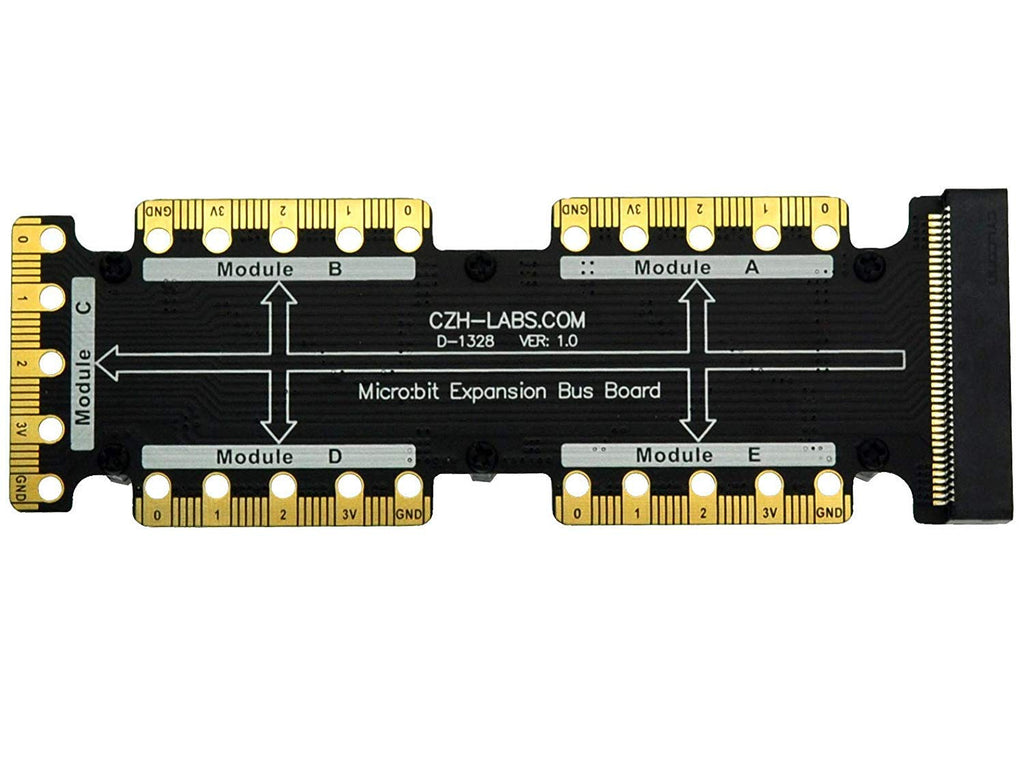  [AUSTRALIA] - Expansion Bus Board for BBC Micro:bit, Microbit Buss Board