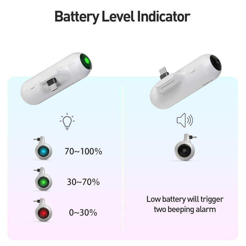  [AUSTRALIA] - iWALK Linkpod Play Battery Pack Specially Designed for Oculus Quest 2, 4500mAh Extended Power Accessories for VR Headset,Lightweight Head Strap Power Bank Compatible with Meta Quest 2 and Quest,White