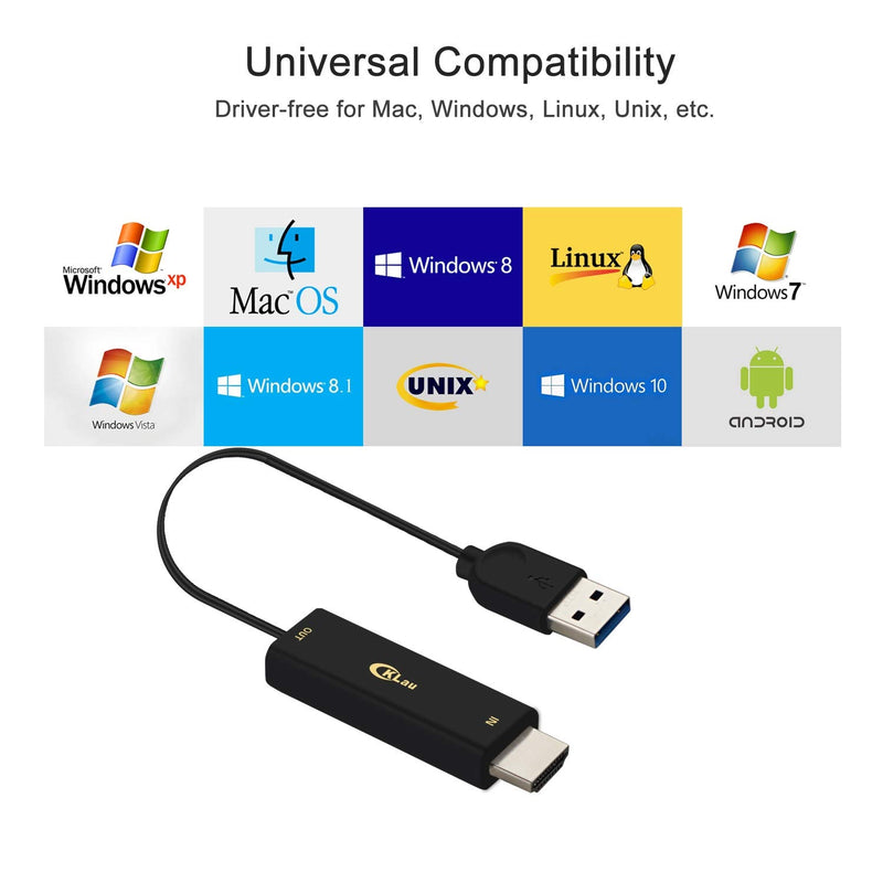 CKLau 4Kx2K@60Hz Ultra HD HDMI to DP Adapter with USB Power, HDMI to Displayport Converter Compatible HDCP for CKLau KVM Switch, Xbox one, 360, PS4/5, Mac, NS and More - LeoForward Australia