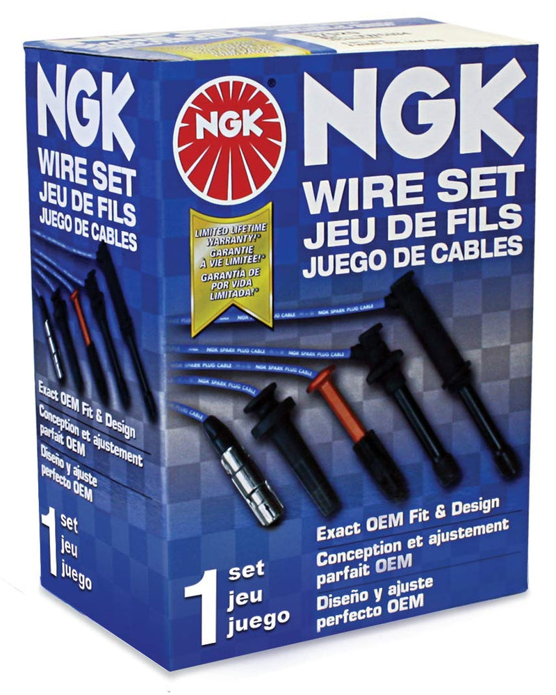 NGK (7783) RC-TE65 Spark Plug Wire Set - LeoForward Australia