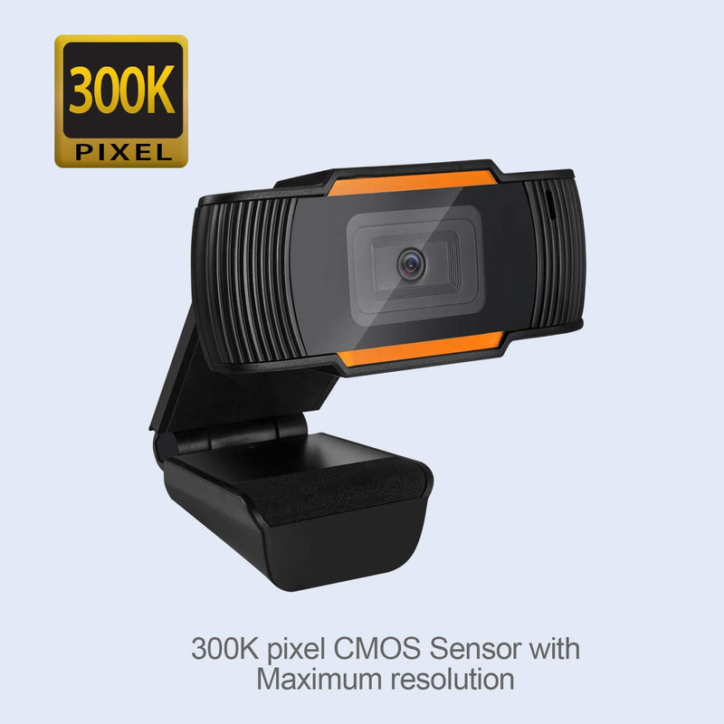  [AUSTRALIA] - Adesso CyberTrack H2 Webcam 3 Megapixel 30 fps USB 2.0 640x480 Video CMOS Sensor Fixed-Focus Built-in Microphone for PC & Laptop