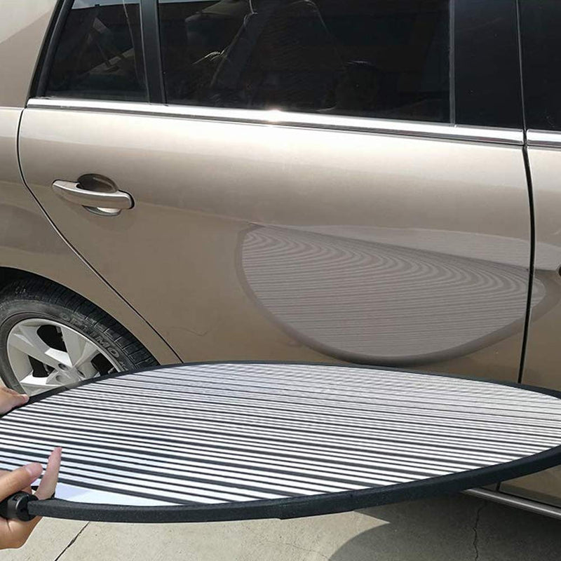  [AUSTRALIA] - RICKYZHU Foldable Lined Reflector Board PDR Flexible Foldable Lined Dent Panel Portable car Body Dent Detection Tool