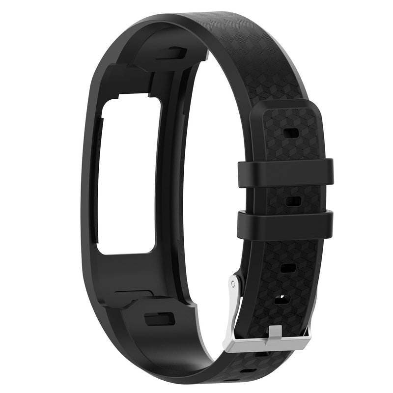  [AUSTRALIA] - QGHXO Band for Garmin Vivofit 1 / Vivofit2, Soft Silicone Replacement Watch Band Strap for Garmin Vivofit 1 / Vivofit 2 Activity Tracker, Small, Large, Ten Colors Z: 2PCS Black