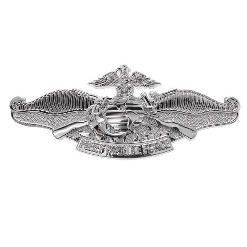 [AUSTRALIA] - Patriot Accessories Navy Fleet Marine Force FMF Enlisted Metal Decal Auto Emblem Navy FMF