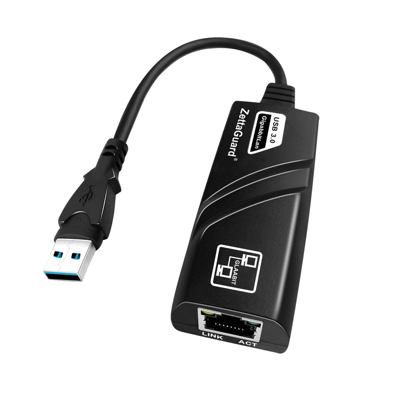  [AUSTRALIA] - Zettaguard USB Ethernet Adapter USB 3.0 [AX88179] to 10/100/1000 Fast LAN Wired Network (MacBook, Chromebook, Win 10, Compatible for Nintendo Switch.) for Online Meeting, Games.