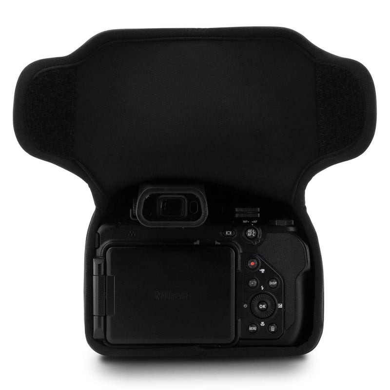  [AUSTRALIA] - MegaGear MG1531 Nikon Coolpix P1000 Ultra Light Neoprene Camera Case - Black Compact